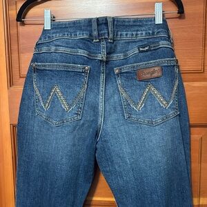 Wrangler Blue Denim flare leg
